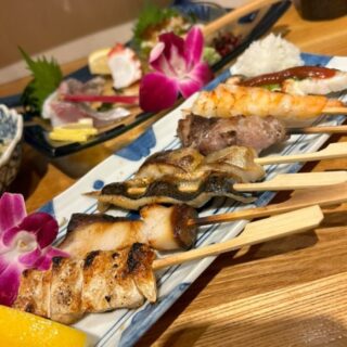 海鮮串焼き専門店　まつりや 06-6379-5868 大阪市北区天神橋3丁…