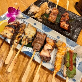 海鮮串焼き専門店　まつりや 06-6379-5868 大阪市北区天神橋3丁…