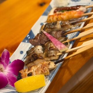 海鮮串焼き専門店　まつりや 06-6379-5868 大阪市北区天神橋3丁…